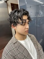 理容 鮎川&nbsp;センターパートパーマ