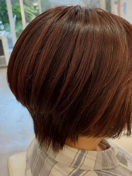 ヘアーズ 本店(HAIRZ) 《HAl R Z》☆藤井マロンブラウンショート