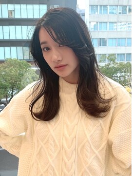 リュドール 名駅(Rue D'or) ダークテラコッタ/ゆるまきデジタルパーマ