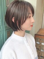 エース (ACE) ACE 横浜 ナチュラルショートボブ×クリアグレージュ