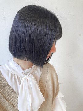 アロマ ヘアルーム 池袋店(AROMA hair room) 大人ガーリー黒髪ボブ小顔モードボブ髪質改善/池袋/池袋東口