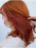 レイヤーカット/オレンジ