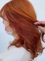 ミューシェレゴ(meauche...lego)&nbsp;レイヤーカット/オレンジ