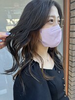 ハグ 横浜(HUG)&nbsp;ブリーチなしイヤリングカラー♪