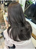韓国マッシュ前髪アンブレラカラー,こなれミディイメチェン