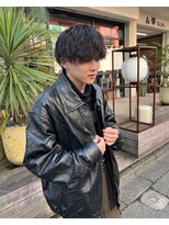 サイファー 心斎橋(CIPHER.)&nbsp;大注目波巻きスパイラルパーマ3