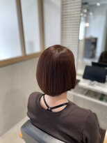 シャルマン 六町(CHARMANT) ショート×ピンクブラウン