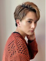 ロンド アンブル 四条烏丸(Lond ambre)&nbsp;【Lond ambre】萱原大幹 センターパート/眉毛/短髪/メンズカット