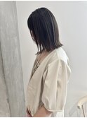 YOKE 切りっぱなしボブ結べるボブ外ハネミルクティーブラウン