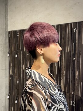 アンサム 下北沢店(UNSOME) マッシュ/ピンクカラー／ブリーチカラー