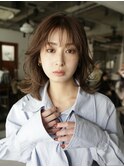 <yosuke>   ミディアムレイヤー 顔周り 韓国風巻き