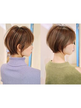 扱いやすく簡単にまとまる一人一人に合わせたカットで、数ヵ月先まで"ずっとキレイ"が続く。
