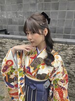 フェリーチェ(Felice) ハーフアップ ハーフツイン 卒業式ヘア 袴ヘア 成人式ヘア