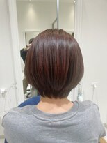 リュドール 春日井店(Rue D'or) 大人可愛いピンクグラデーションボブ