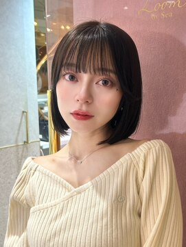 ルームバイシー 新宿(Loom. by Sea) 似合わせカット×メルティーカラー[似合わせカット/レイヤー]