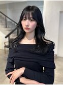 ウェーブミディアム似合わせカット韓国レイヤー吉祥寺