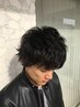 【メンズ限定】カット+ナチュラルパーマ　￥13,200