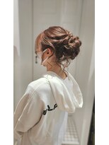 ネオリーブアーチ 武蔵小山店(Neolive arch) お団子 お呼ばれアップアレンジ 武蔵小山