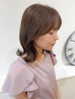 セットアップ 岡山北長瀬店(SET-UP)&nbsp;レイヤーボブ/くびれセミディ/イルミナカラー/透明感ウェット