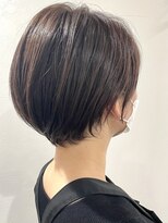アプレッジ(PLEDGE)&nbsp;【山科】ナチュラルショート×ひし形ショートボブ【中村】