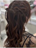 【み な】コテ巻き仕上げヘアセット/似合わせスタイル