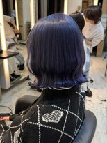 インク サカエ(inq sakae)&nbsp;くびれボブ/ダークネイビー