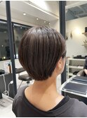耳かけ丸みショート