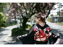 こもれびヘアー(こもれびhair+)の雰囲気（成人式や卒業式、七五三の着付けもできます！お問い合せ下さい♪）