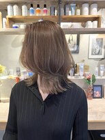 マスカリ(muscali)&nbsp;くびれヘア#ハイライトカラー#アプリコットオレンジベージュb92