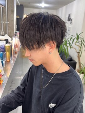 メンズサロン キング 高槻店(Men’s salon K!ng) 波巻きツイストスパイラルパーマ/フェザーパーマ/眉毛/メンズ