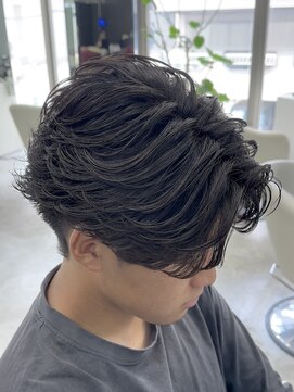 エデアンホンテン メンズサロン(EDEAN 本店 （旧：EDEAN 上通）) 熊本メンズカット MEN'S HAIR フェザーパーマ センターパート