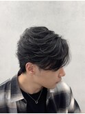 MEN’S HAIR/サーフカール/センターパート/髪質改善/西院