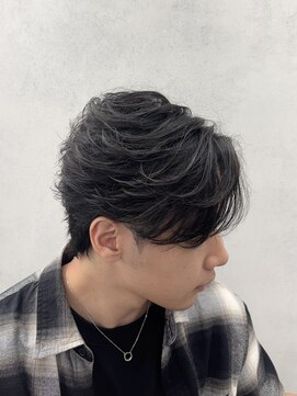 ルースト 西院店(ROOST) MEN’S HAIR/サーフカール/センターパート/髪質改善/西院