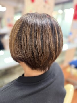 アークスヘアー 20代30代40代大人可愛い髪質改善カラー肩ラインエアリーボブ