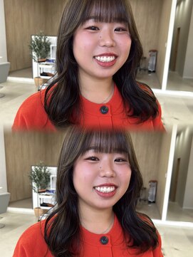 ミリ 奈良店(mm) オリーブベージュ/透明感カラー/近鉄奈良