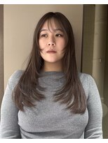 メゾンマイル 恵比寿(maison mile)&nbsp;レイヤー×透明感グレージュ[恵比寿/髪質改善/レイヤーカット]