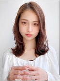 うる艶髪結べるボブうるツヤダークパープルデジタルパーマ夏
