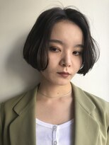 ハニーマスタード(HONEY MUSTARD)&nbsp;【ナチュラル×モード】くせ毛のように柔らかい外ハネパーマ