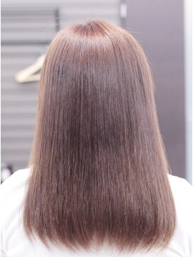 美容室 ドリームスタイル 大垣店 透明感ダークアッシュ×セミロング×ふんわりストレート