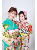 成人式前撮り撮影承ります。