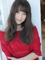 アグ ヘアー チャーム 光が丘店(Agu hair charm)&nbsp;カーリーなフリンジバングで甘め大人スタイル