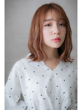 カバーヘア 上尾西口店(COVER HAIR) 外国人風フォギーベージュ☆外ハネセミディZ上尾10代20代30代