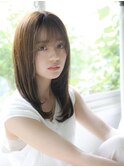 大人かわいいナチュラルストレート ▼ 9