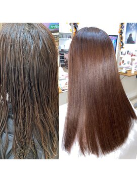 ラヴィヘアスペース(La Vie hair space) 髪質改善カラー