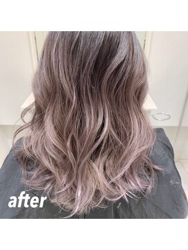 アッシュ 武蔵小金井店(Ash) ＼バレイヤージュカラー×パールラベンダー／