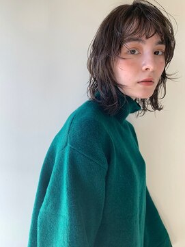 ガレージ バイ グリーン 原宿 表参道(Garage by green) くせ毛のようなボブ