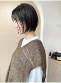 束感が可愛い!ショート。