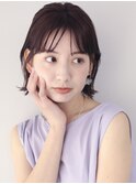 外ハネボブ 外ハネパーマ 長めボブ 伸ばしかけボブ ボブ