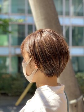ヘアーステージ シーオーアル ショートボブ×ハイライト