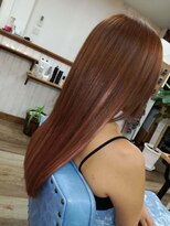 ヘアー デザイン アトリエ ニゴ(hair desing atelier 25)&nbsp;赤系エクステ